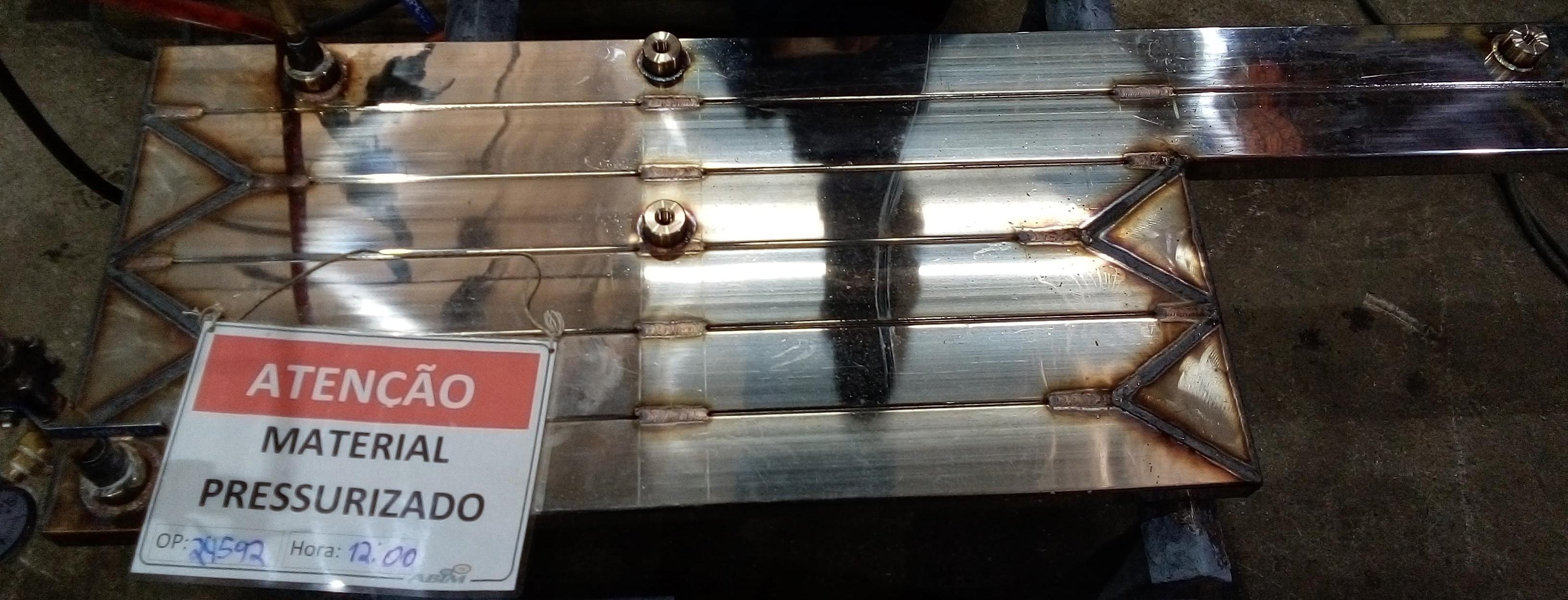 Panel frigorífico de tubo cuadrado de acero inoxidable